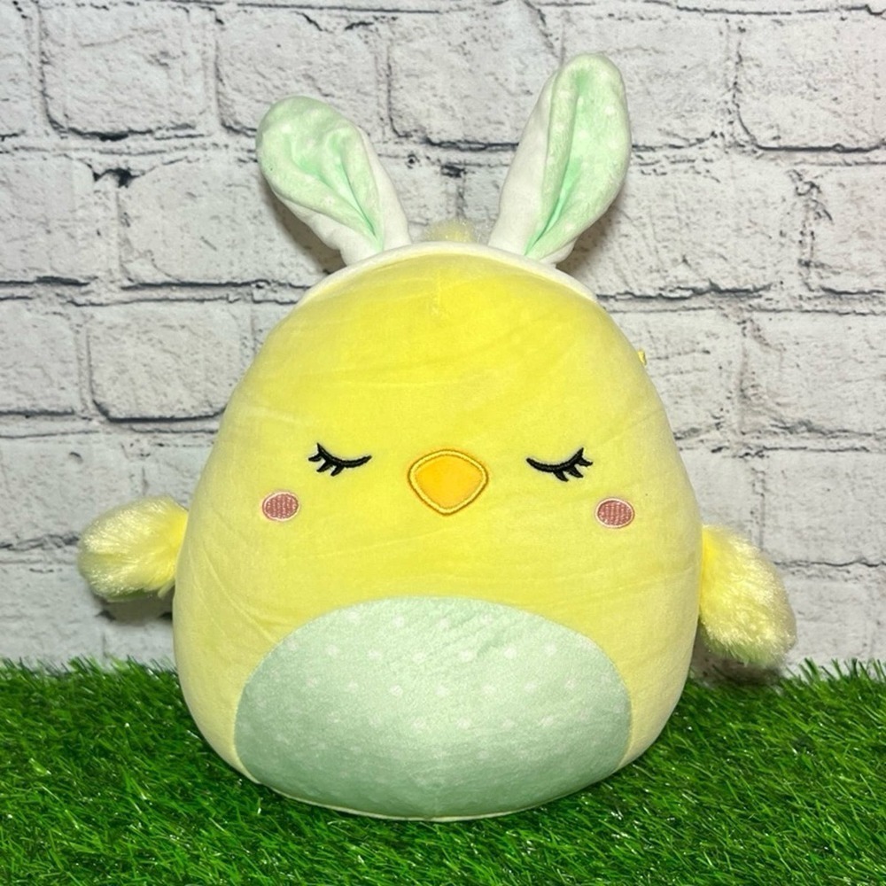 Squishmallows Kellytoy Easter Plush‎ Aimee the Yellow Chick 12"
